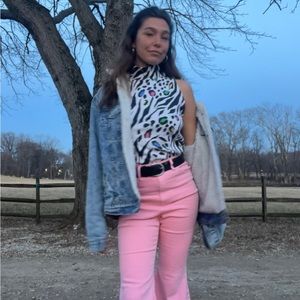 Vintage turtle neck tank top